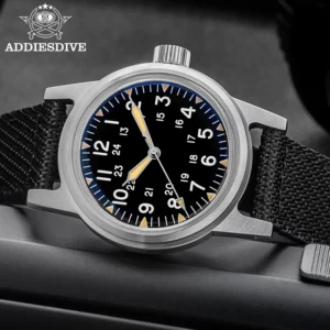 ADDIESDIVE Top Brand Automatic Mechanical Watch reloj hombre C3 Super Luminous Nylon 200m Waterproof Gifts for Male Sport Clock