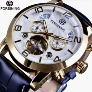 Big Tourbillion Self Winding Sport Watch Day Month Date Waterproof Mens Watch Мужские автоматические часы